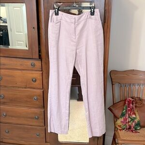 Lilac Linen Blend Pants